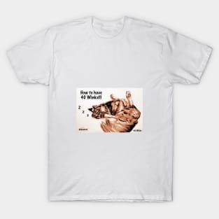 Friendly, lovable dog having 40 Winks ( a snooze) A portrait by #AllansArts T-Shirt